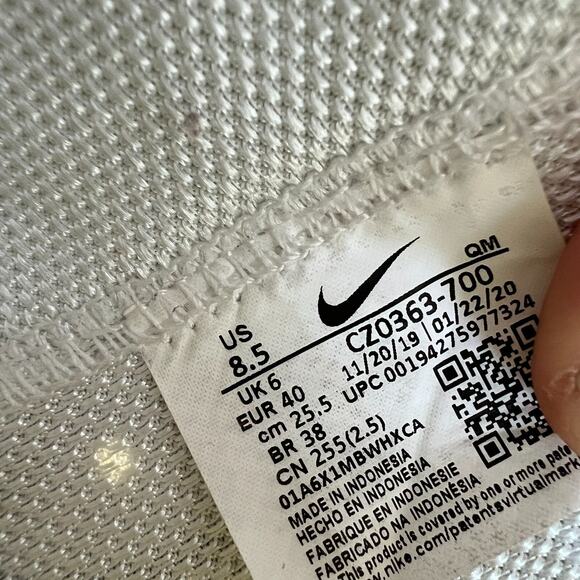 Nike Blazer Mid 77 Sneakers Women's 8.5 Yellow White Running Shoes CZ0363-700 - Picture 9 of 9